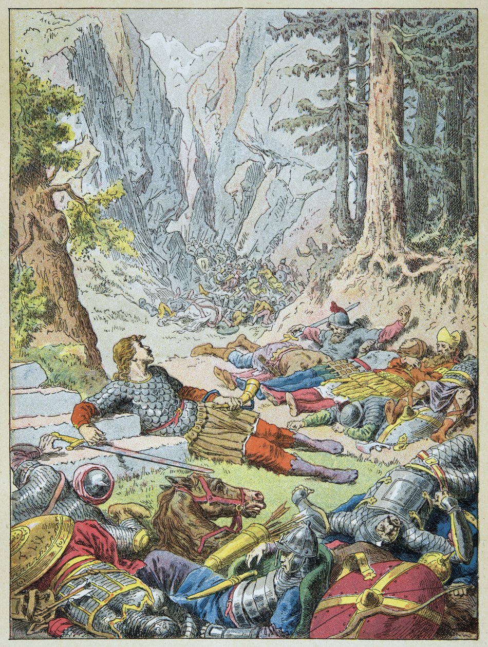 Roland, Roncesvalaux Savaşı