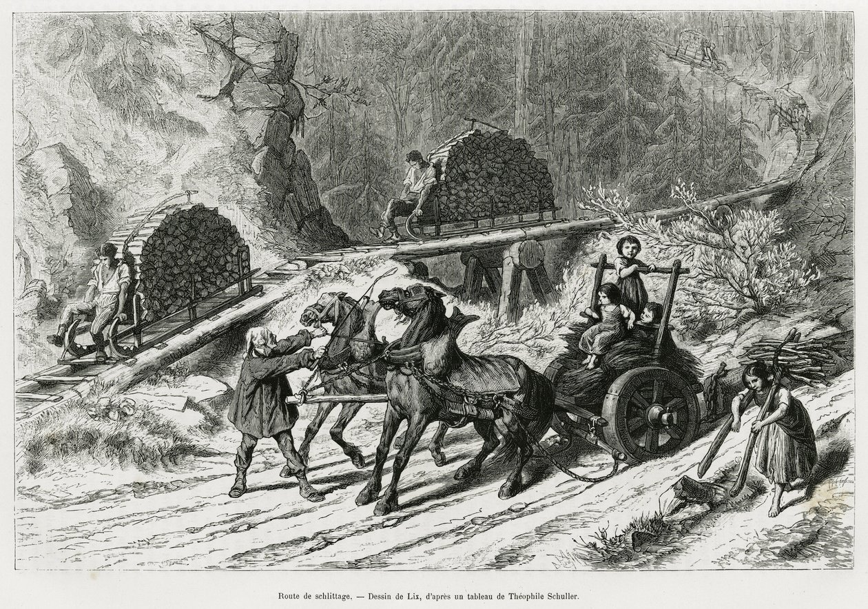 kızak yolu by Frederic Theodore Lix
