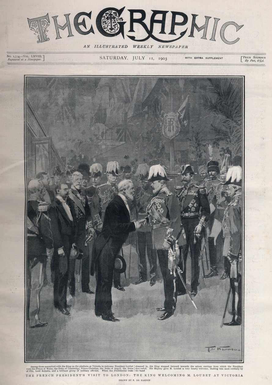 Entente cordiale : Fransa Cumhurbaşkanı Emile Loubets