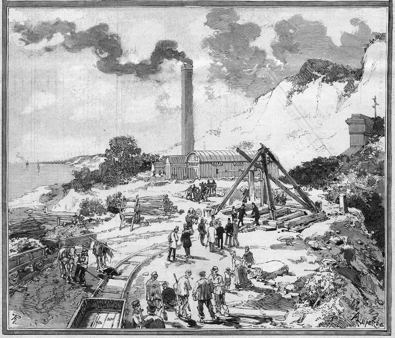 Fransa ile İngiltere arasında su altı tüneli projesi by Frederic de Haenen