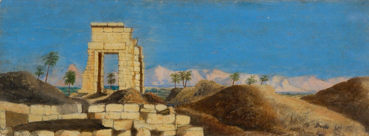 Çöl Harabeleri, c.1846-1907 (gemideki petrol) by Frederica Countess of Scarborough Drummond