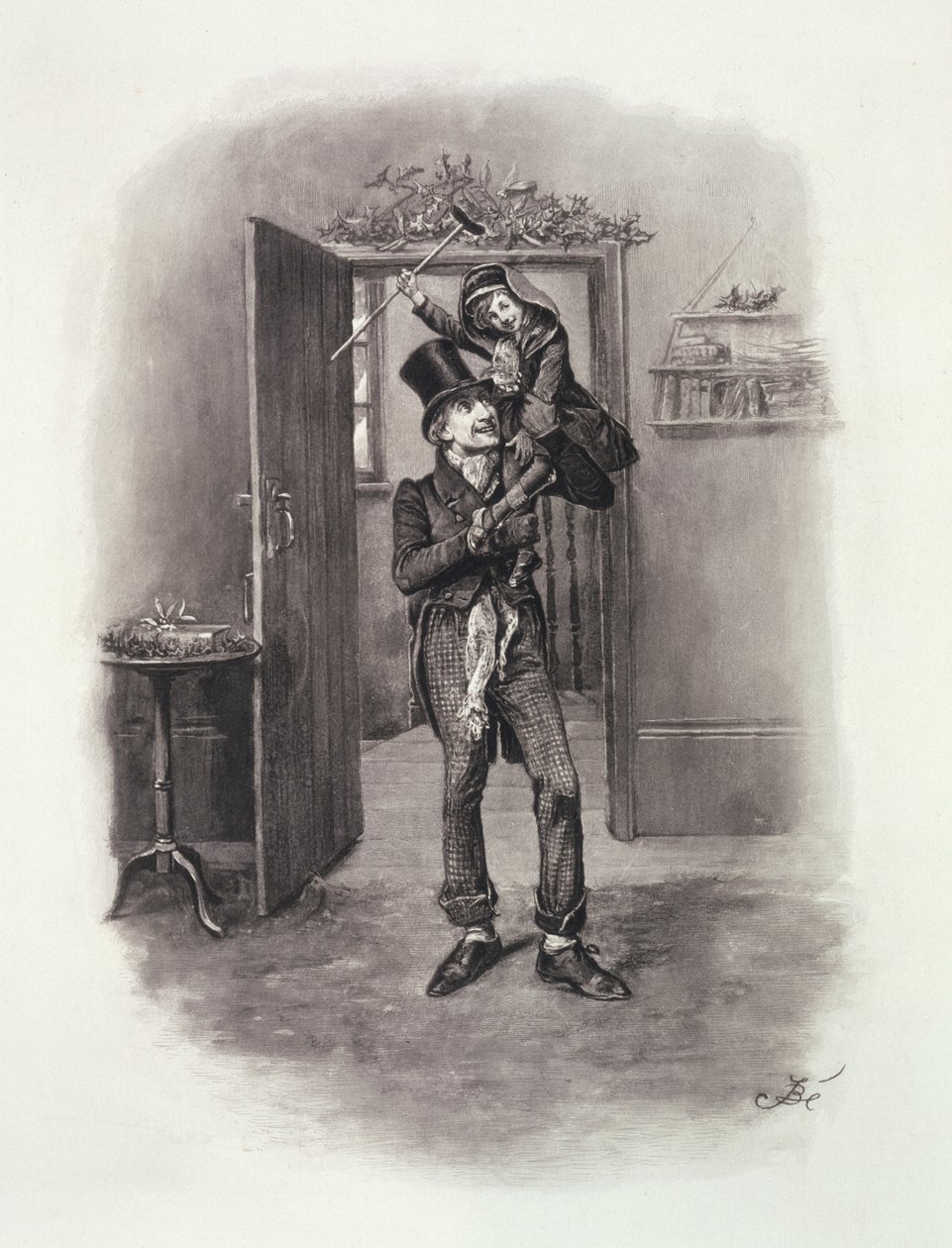 Bob Cratchit ve Tiny Tim, Thomas Archer tarafından yayınlanan 