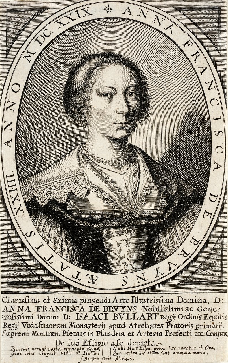 Anna Francisca de Bruyns by Frederick Bouttats I