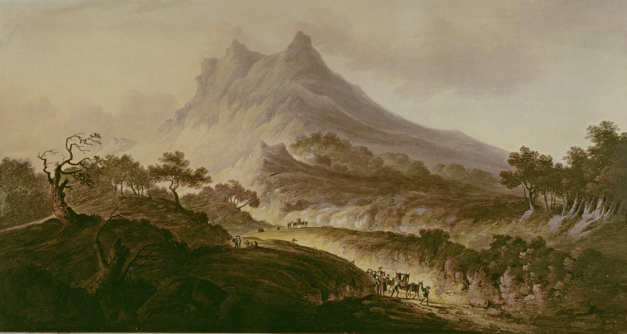 Etna Dağı, Sicilya by Frederick Calvert