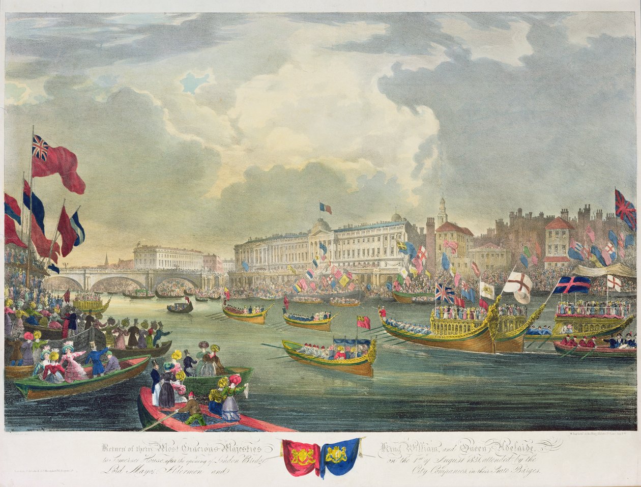 Kral William IV ve Kraliçe Adelaide Londra Köprüsü