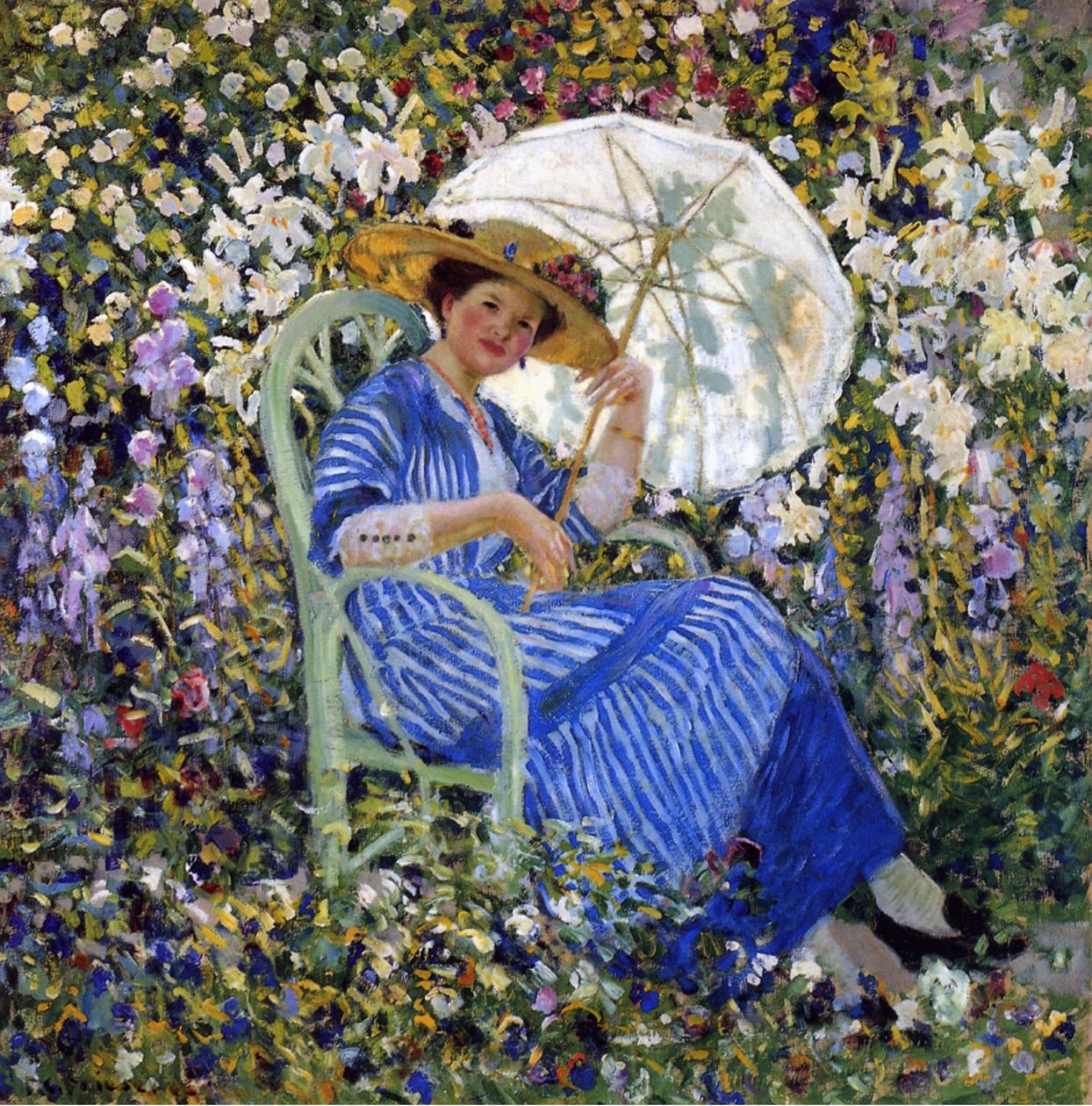 Bahçede, c.1910-11 by Frederick Carl Frieseke