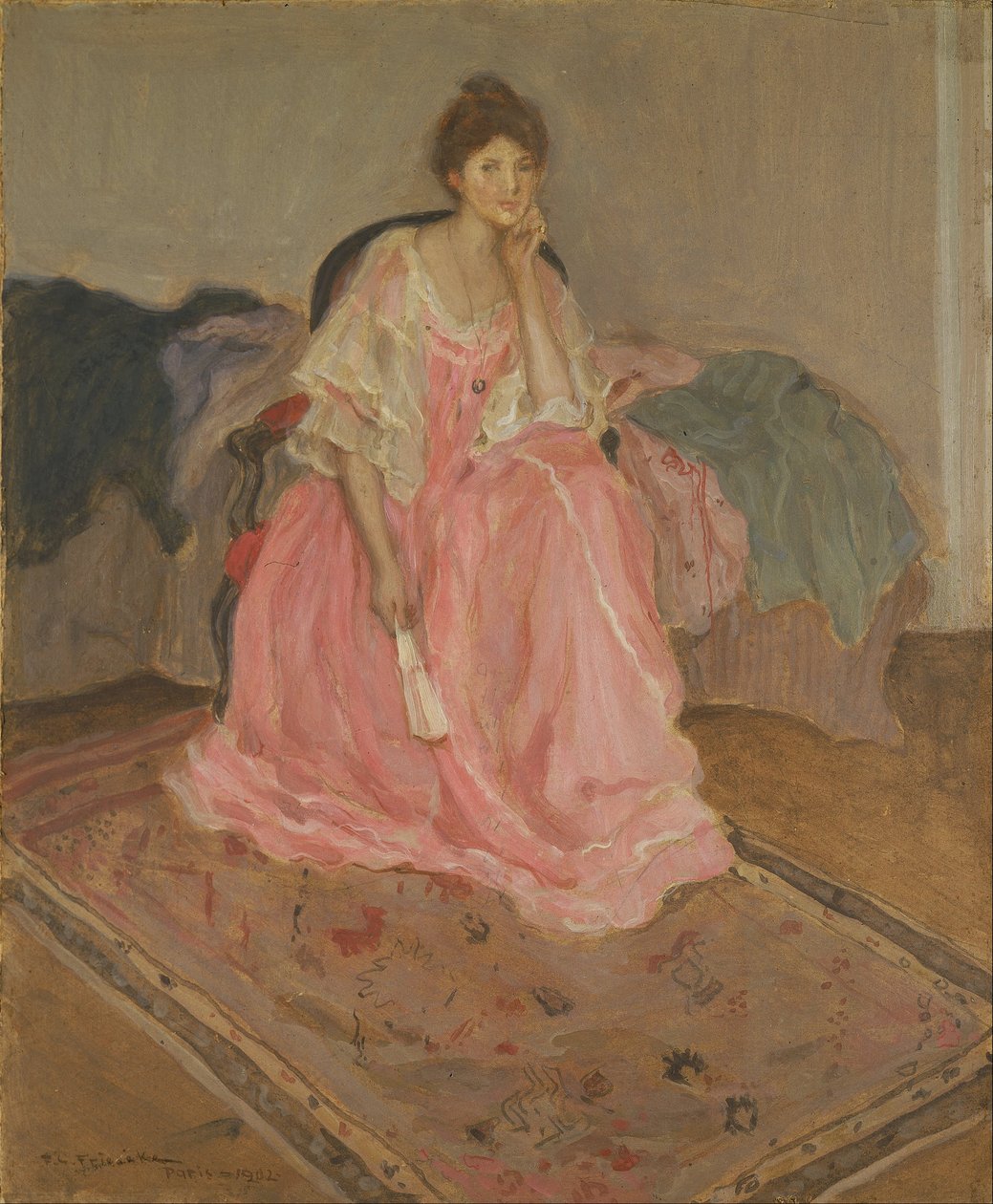 Pembe Bayan by Frederick Carl Frieseke