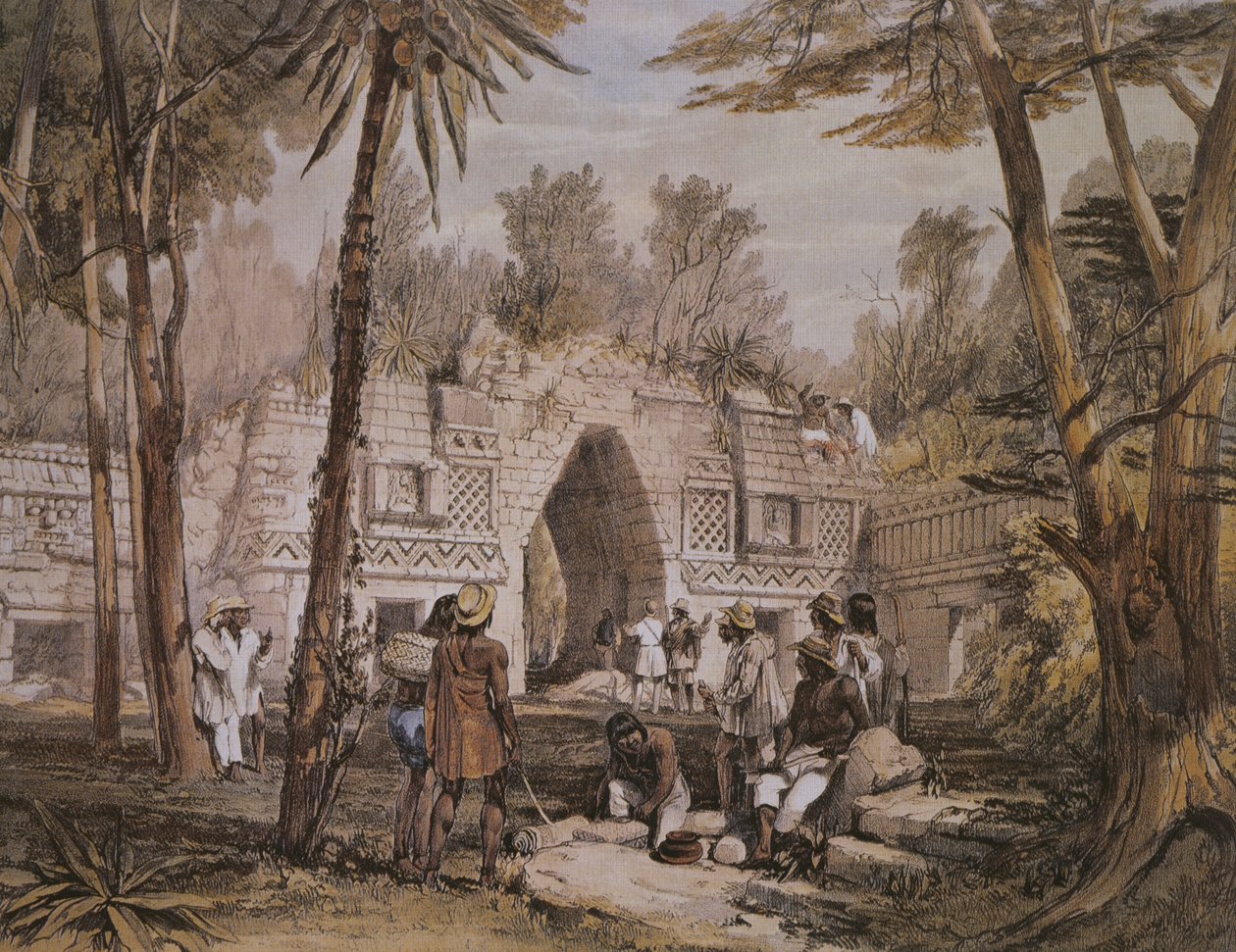 Labna Kemeri, Yucatan, Meksika, 