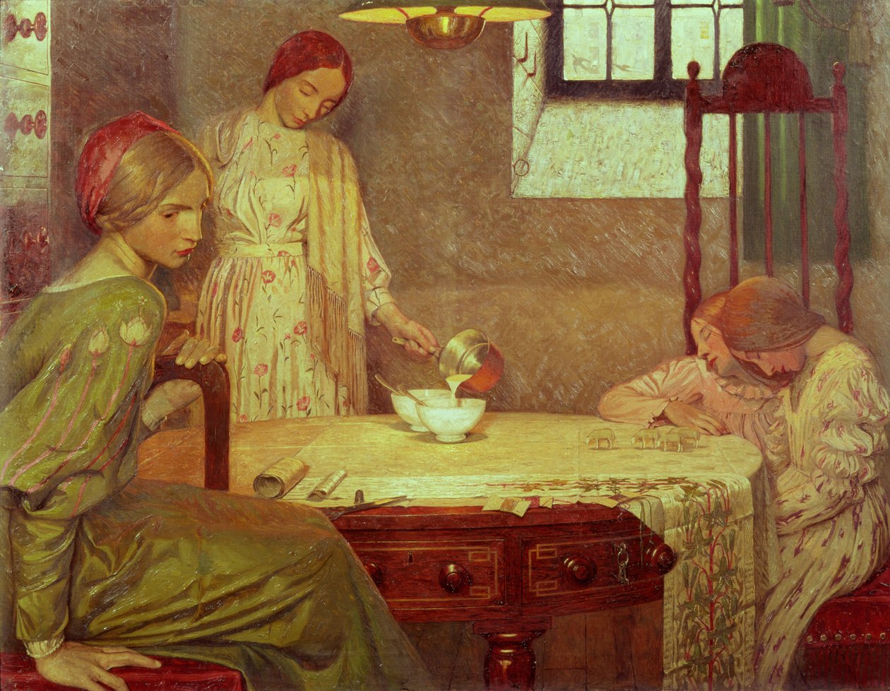 Kışın Derinliğinde by Frederick Cayley Robinson