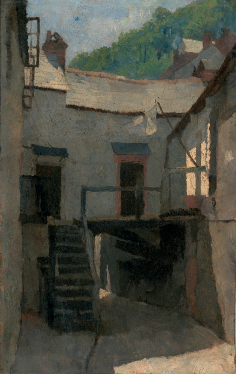 Sokak sahnesi, Cornwall by Frederick Cayley Robinson