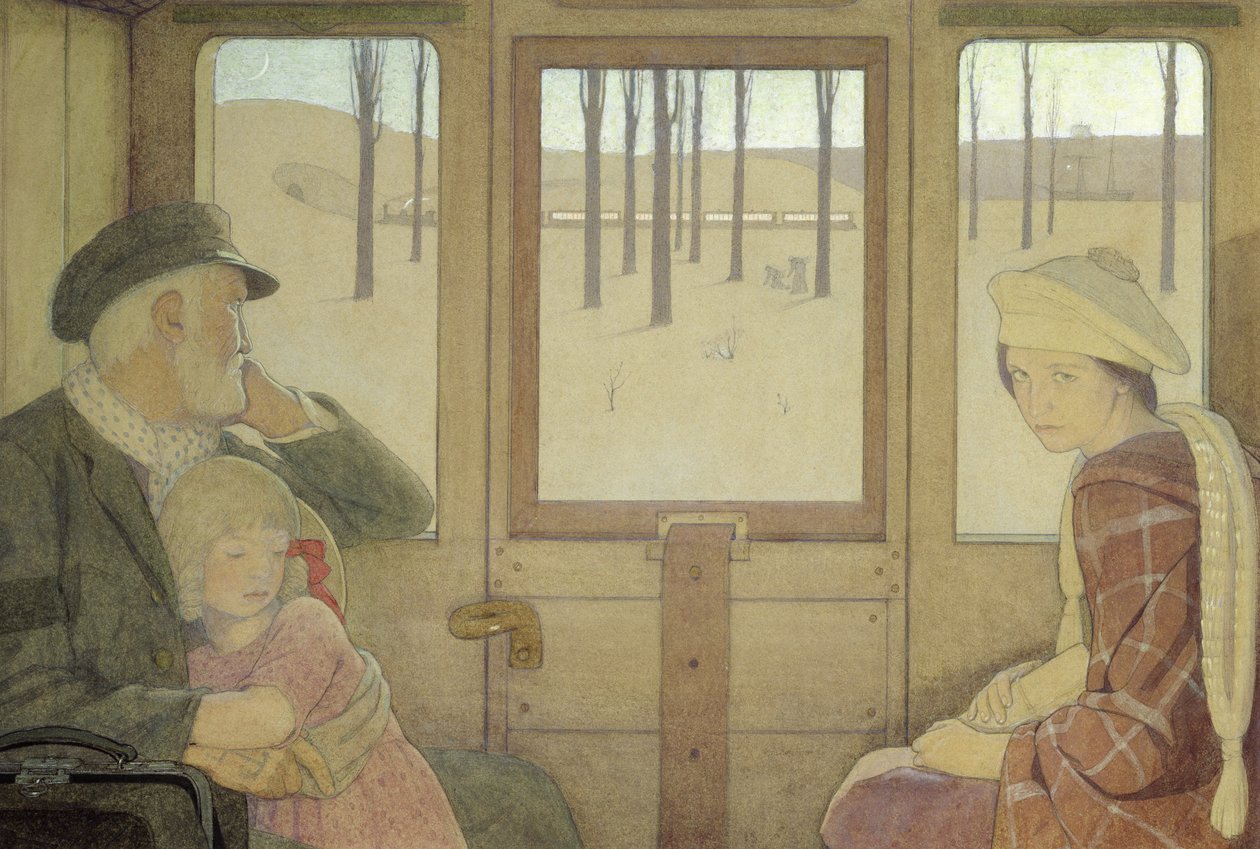 Uzun Yolculuk, 1923 by Frederick Cayley Robinson