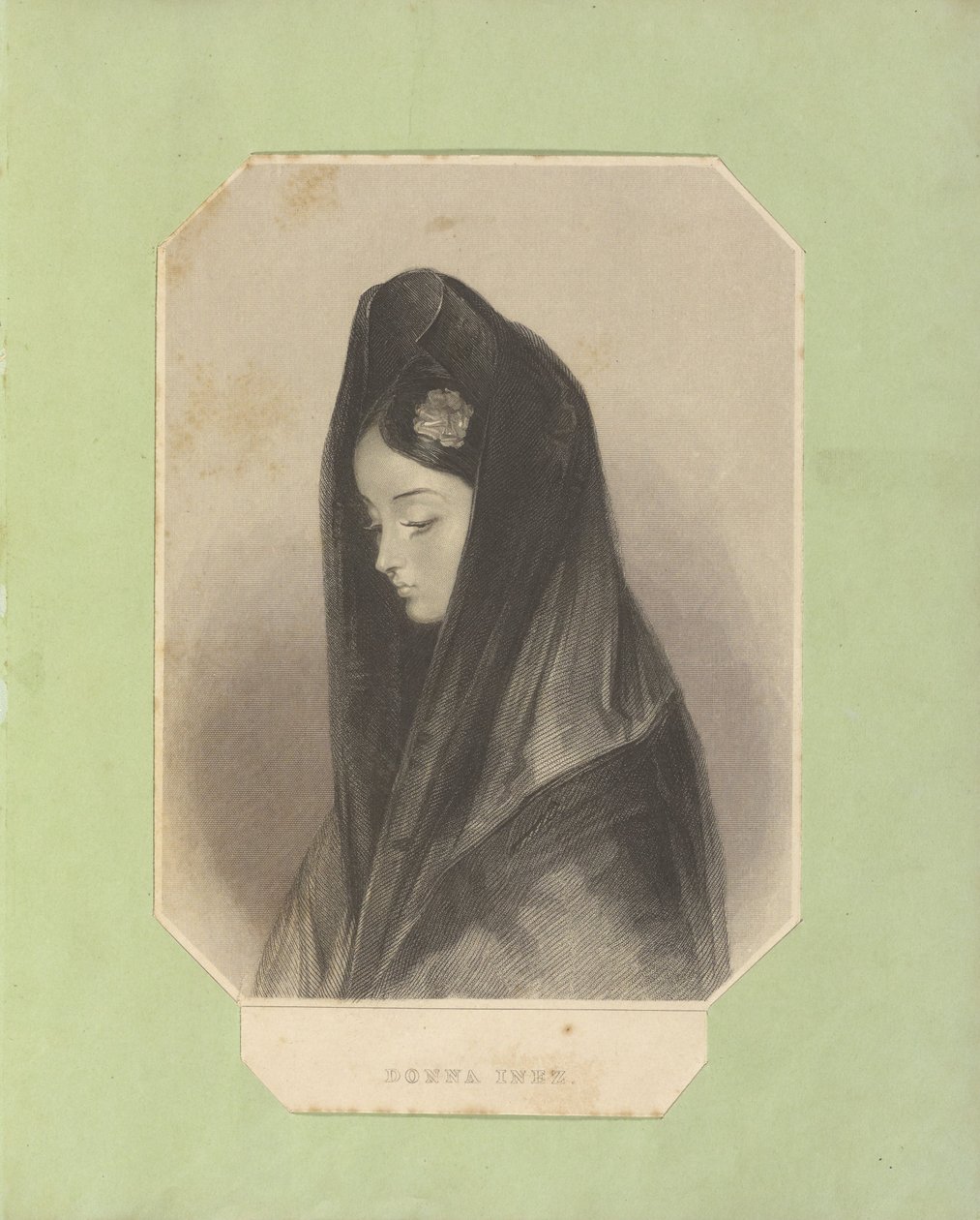 Donna Inez. by Frederick Christian Lewis