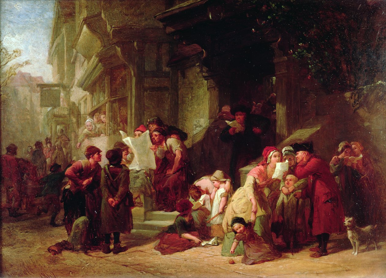 Köy Postanesi by Frederick Goodall