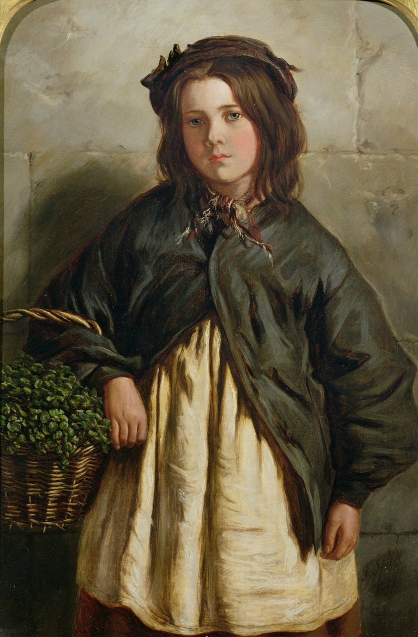 Su teresi Kız, 1867 by Frederick Ifold