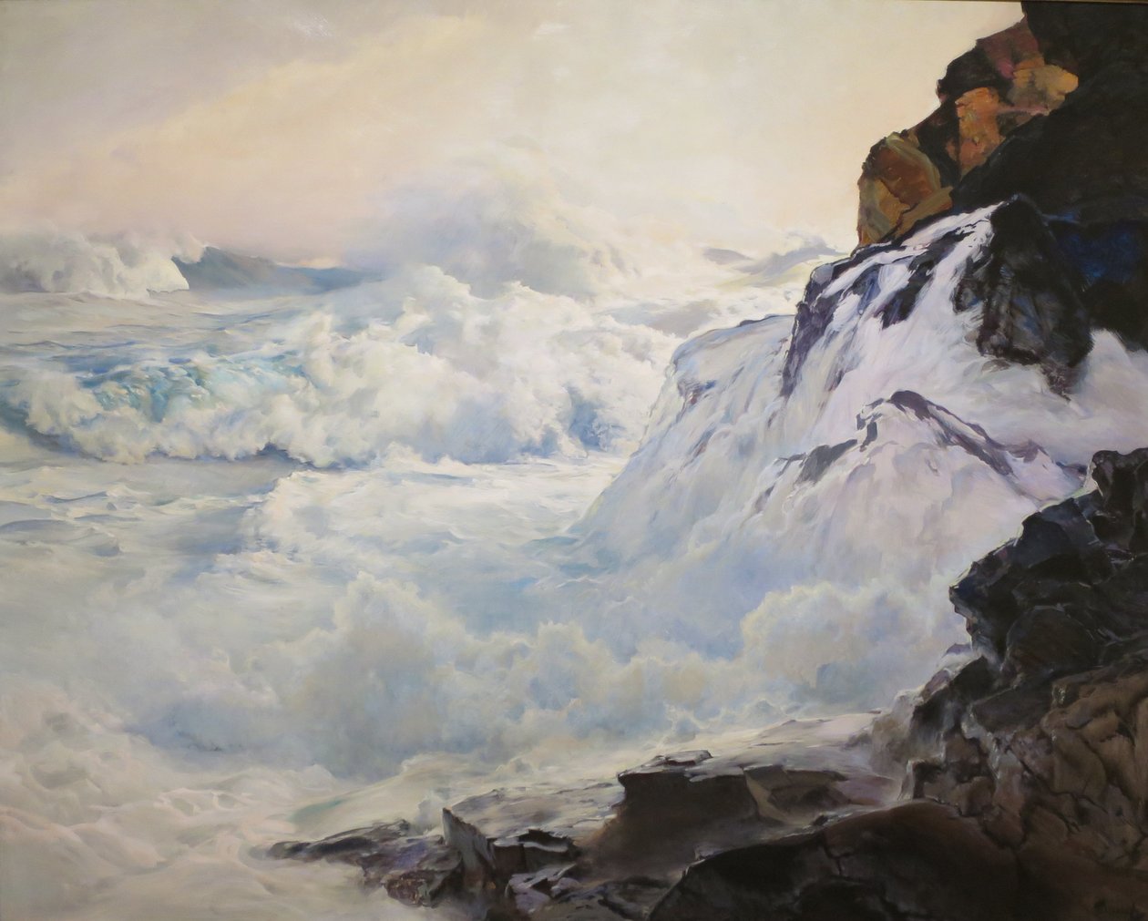 boğucu sörf by Frederick Judd Waugh