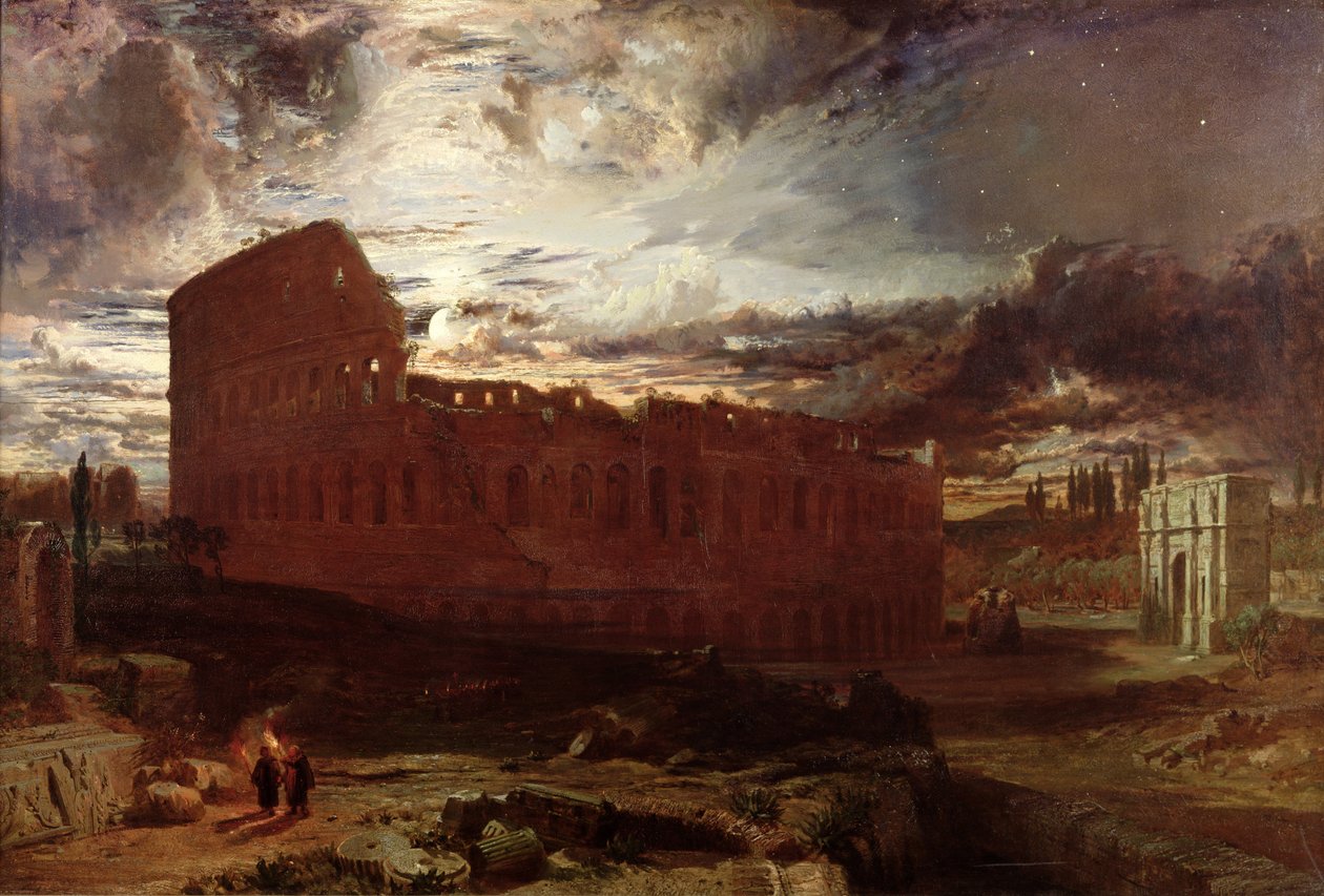 Kolezyum, Roma, 1860 by Frederick Lee Bridell
