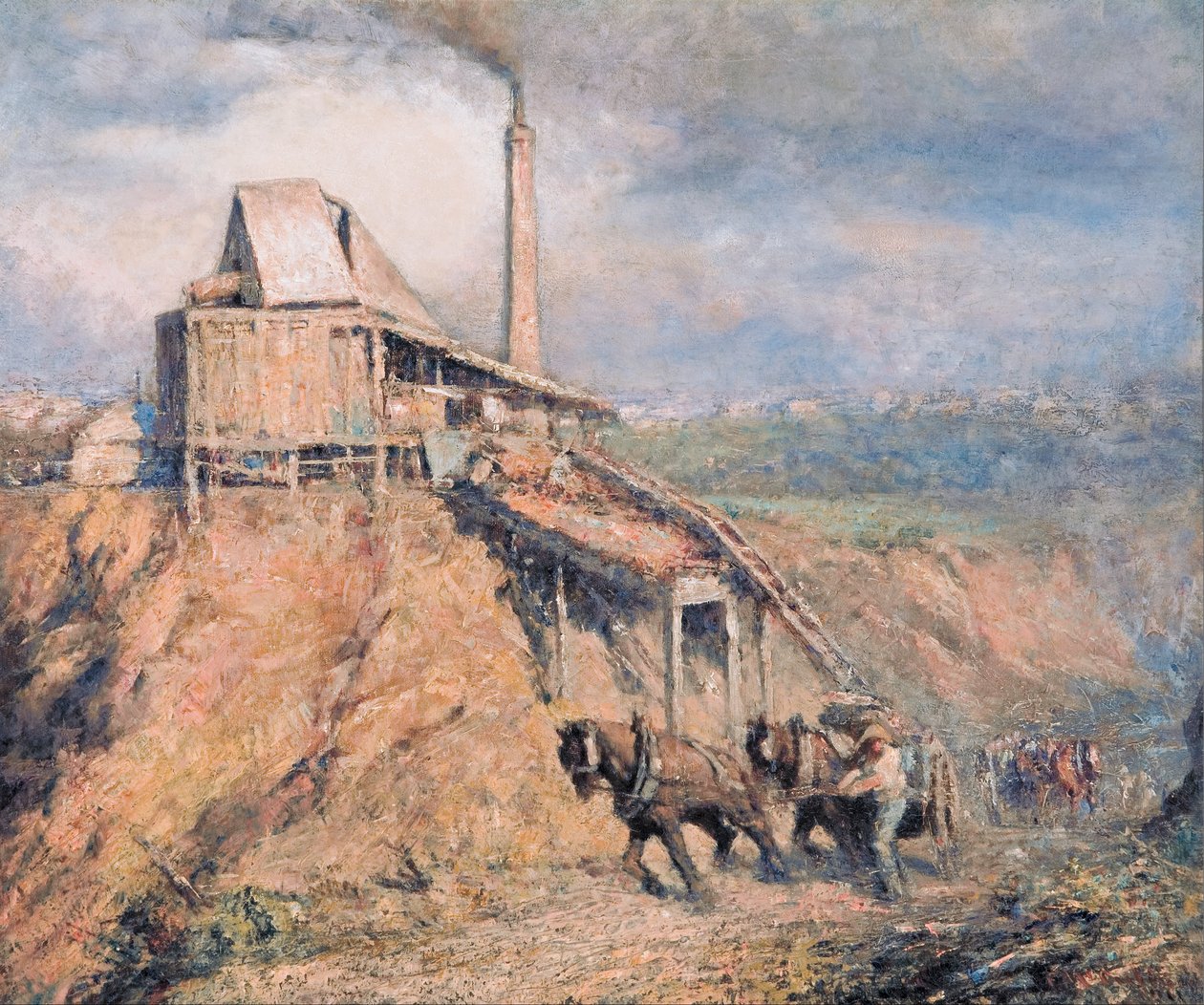 Eski taş kırıcı (taş ocağı) by Frederick McCubbin