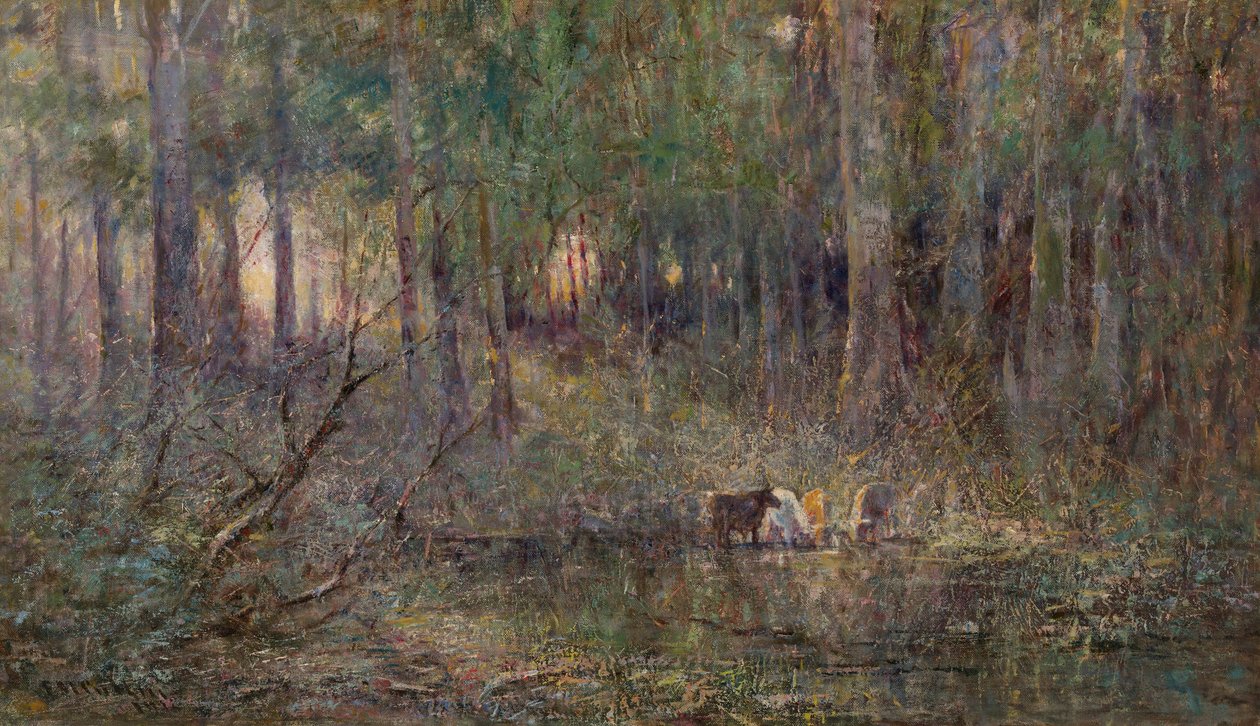 Menekşe ve altın by Frederick McCubbin