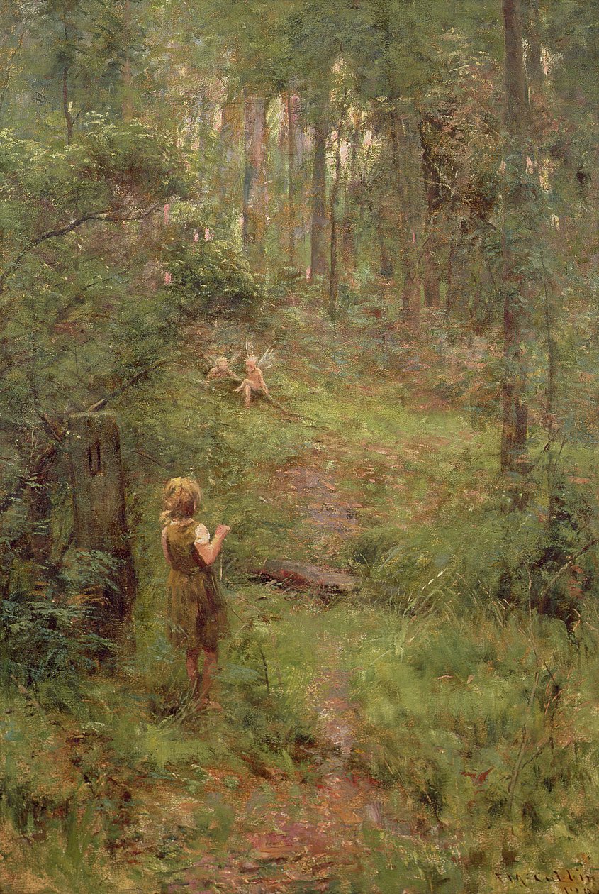 Küçük Kızın Çalıda Gördükleri, 1904 by Frederick McCubbin
