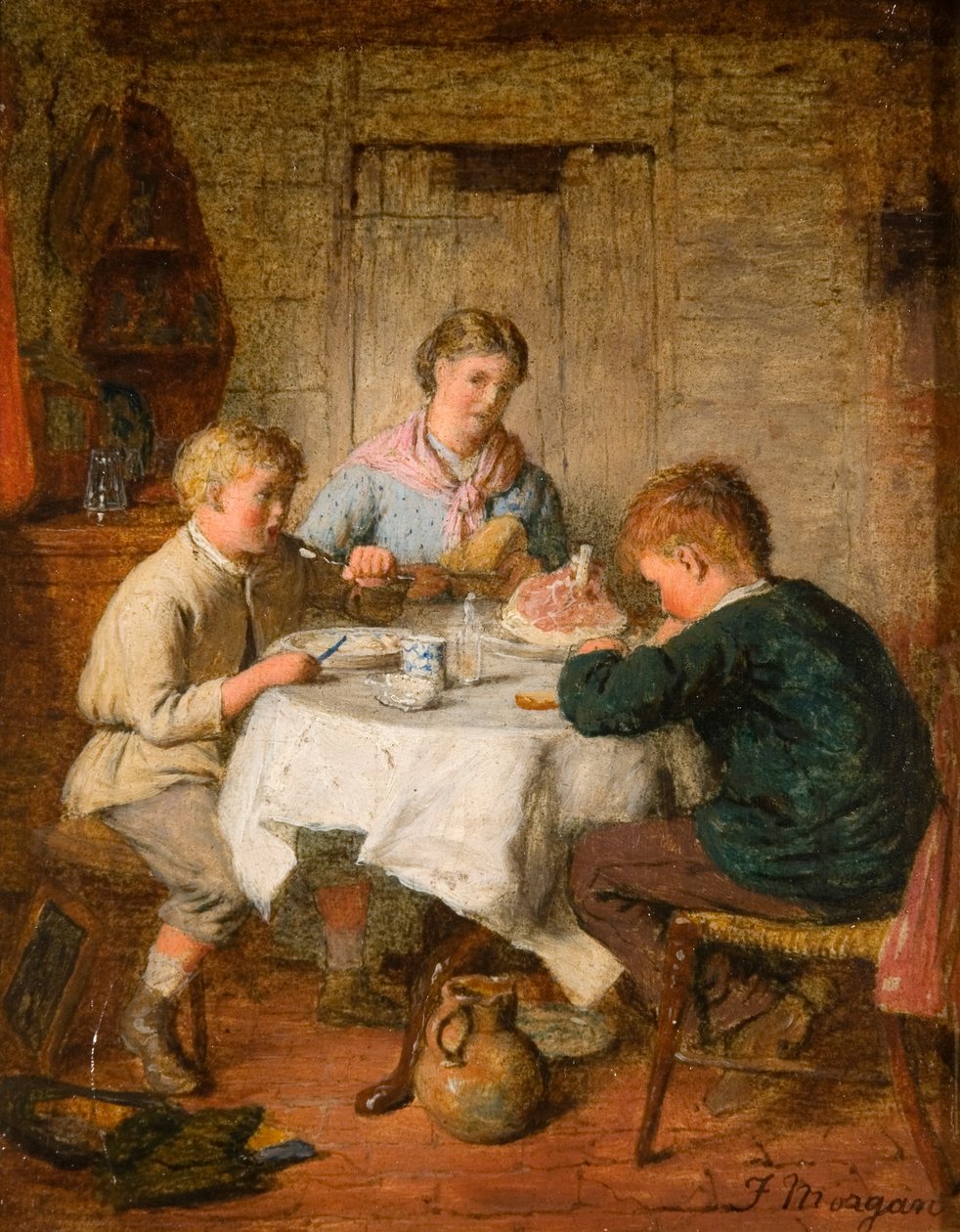 Akşam yemeği vakti by Frederick Morgan