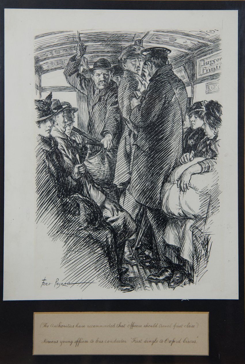 Gergin Genç Memurdan Otobüs Şefine İlk Tek Oxford Circus by Frederick Pegram