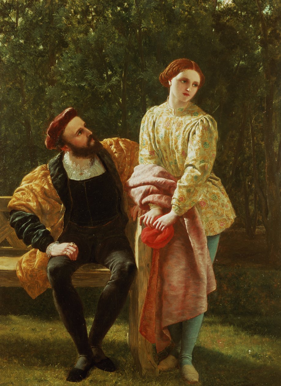 Orsino ve Viola by Frederick Richard Pickersgill