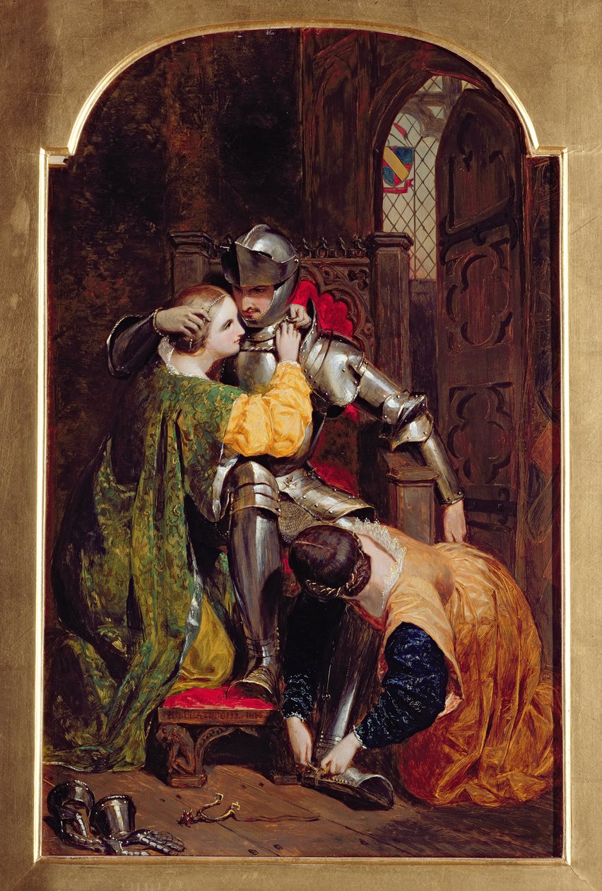 Şövalyenin Dönüşü (Haçlının Dönüşü), 1846 by Frederick Richard Pickersgill