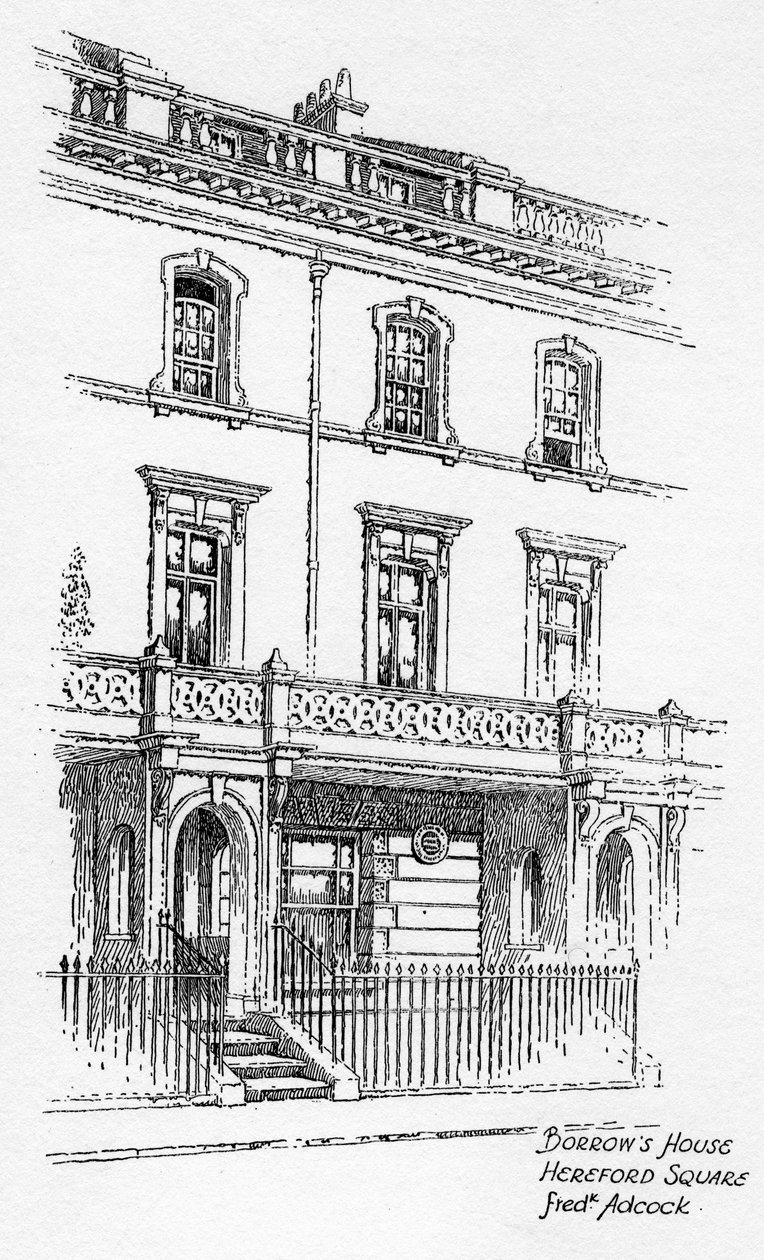 George Borrows evi, Hereford Meydanı, Londra, 1912 by Frederick Adcock