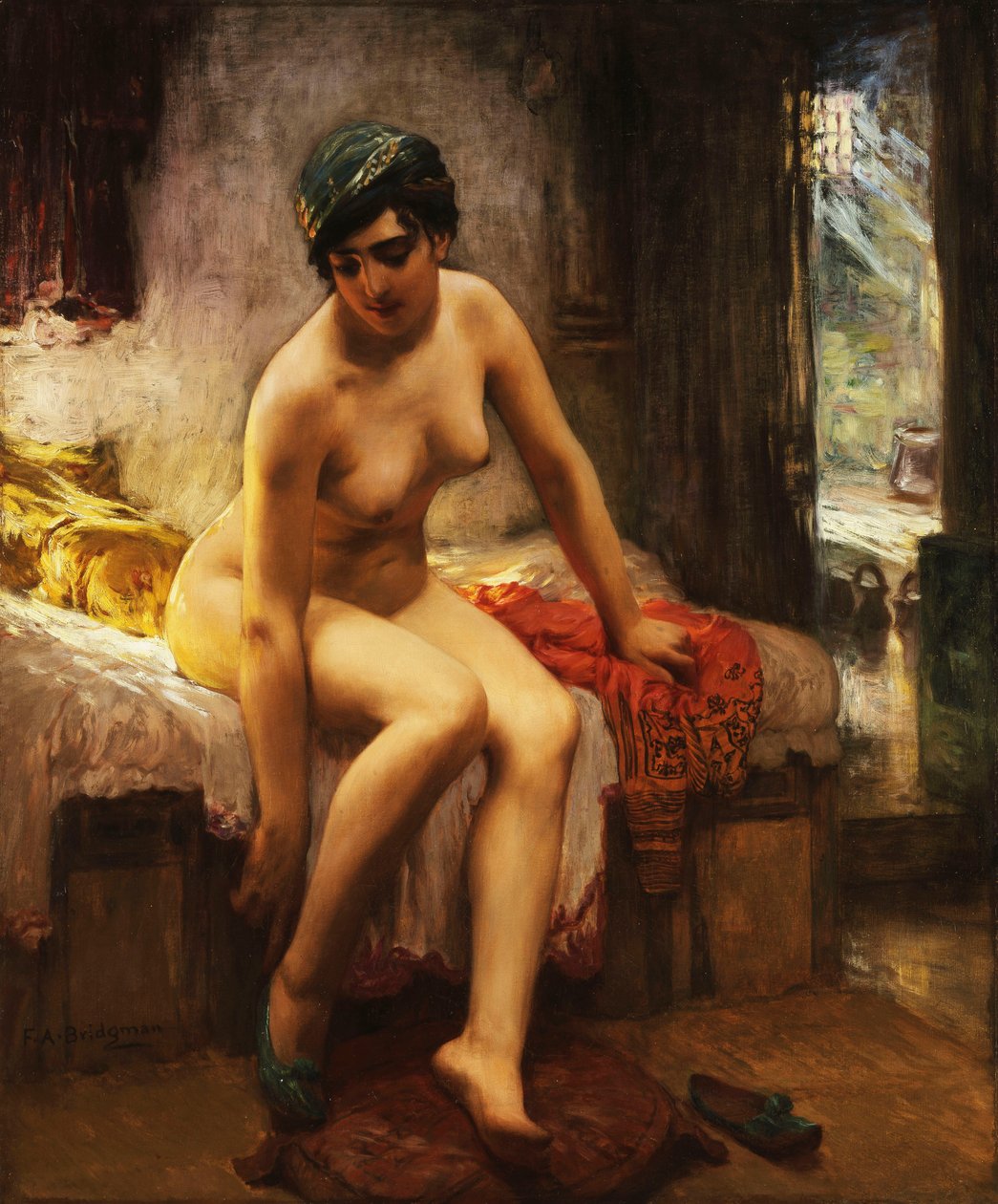 Cezayirli Fahişe, by Frederick Arthur Bridgman