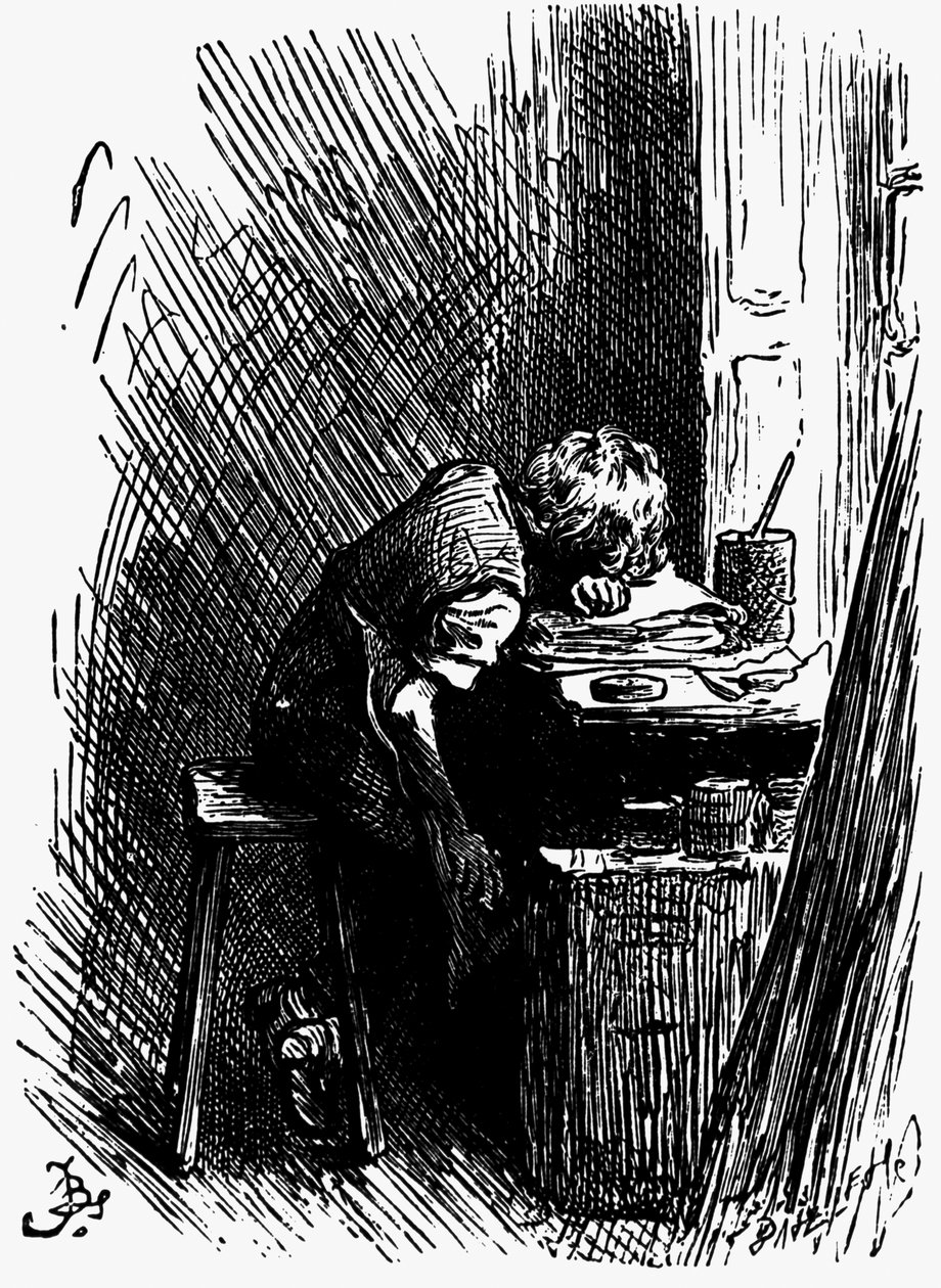 Karartma deposunda Dickens, 1880
