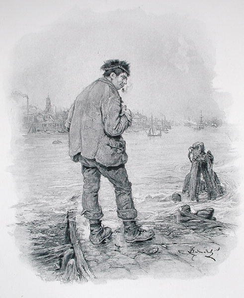 Rogue Riderhood at Limehouse Hole, Thomas Archer tarafından yayınlanan 