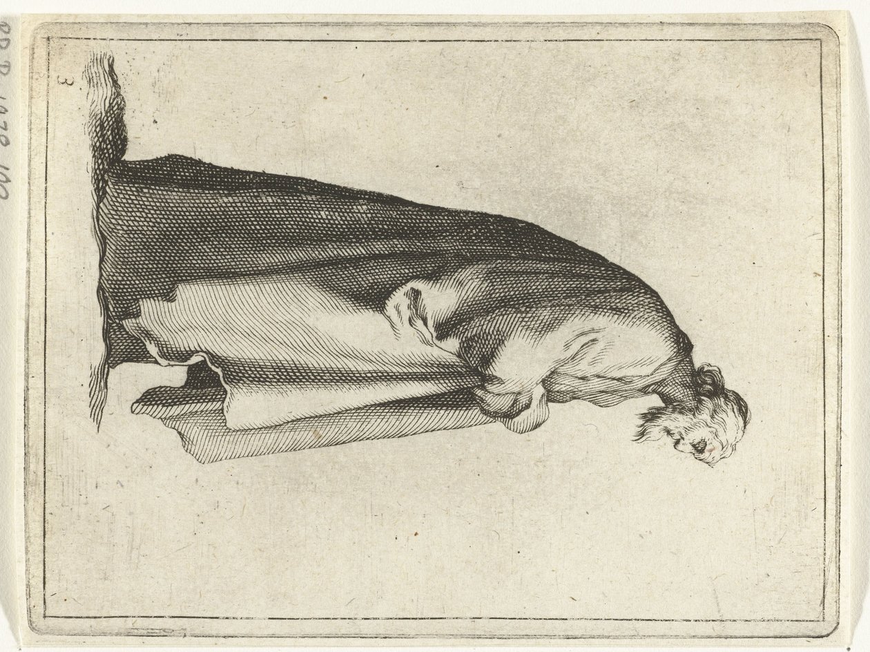 Uzun paltolu yaşlı adam 15 küçük figür (dizi başlığı) by Frederick Bloemaert