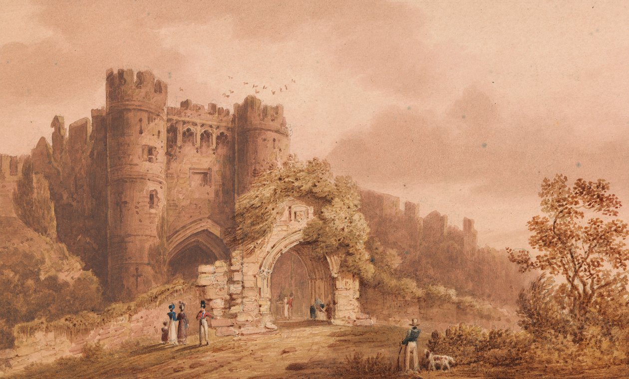 Carisbrook Kalesi, Wight Adası by Frederick Calvert