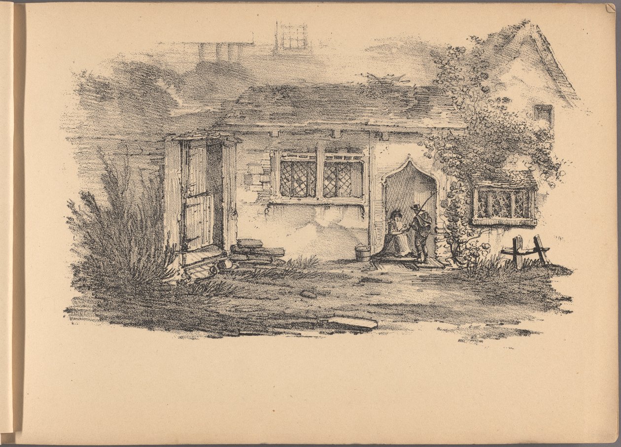 Altmış Kulübe Taslağı Serisinden Biri. Londra, 1825. by Frederick Calvert