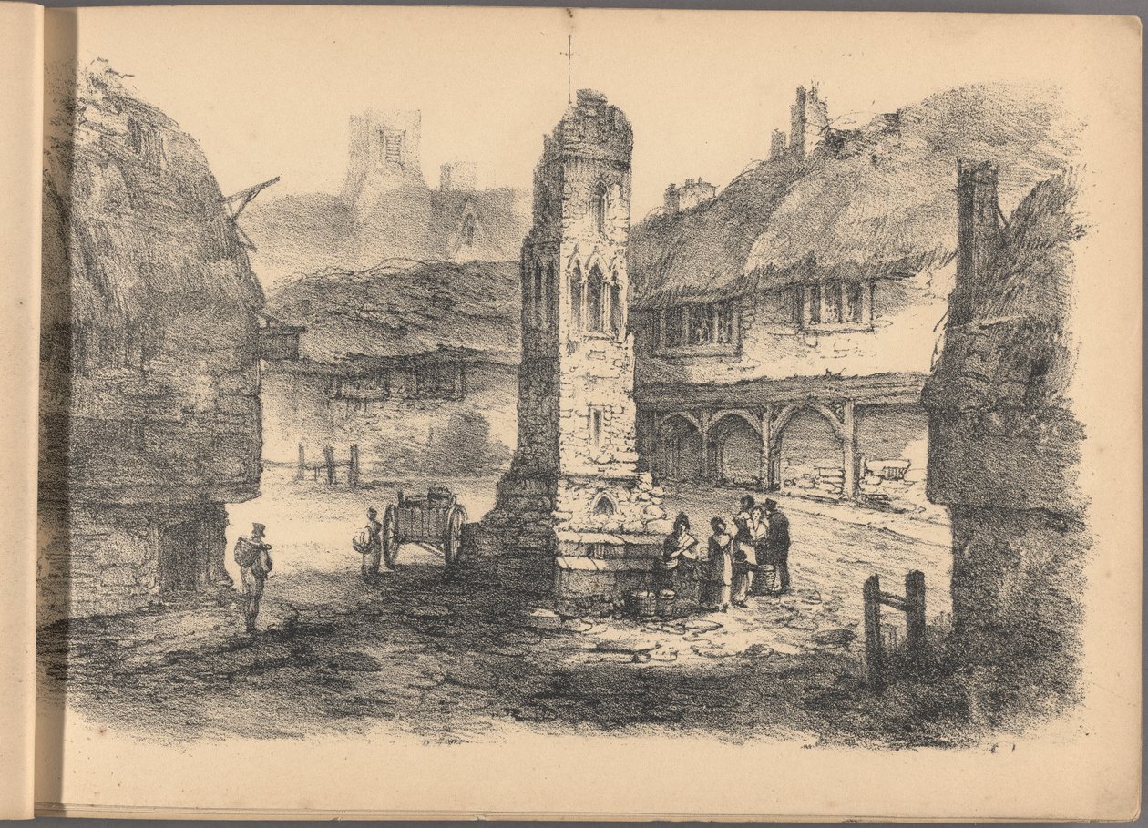Altmış Kulübe Taslağı Serisinden Biri. Londra, 1825. by Frederick Calvert
