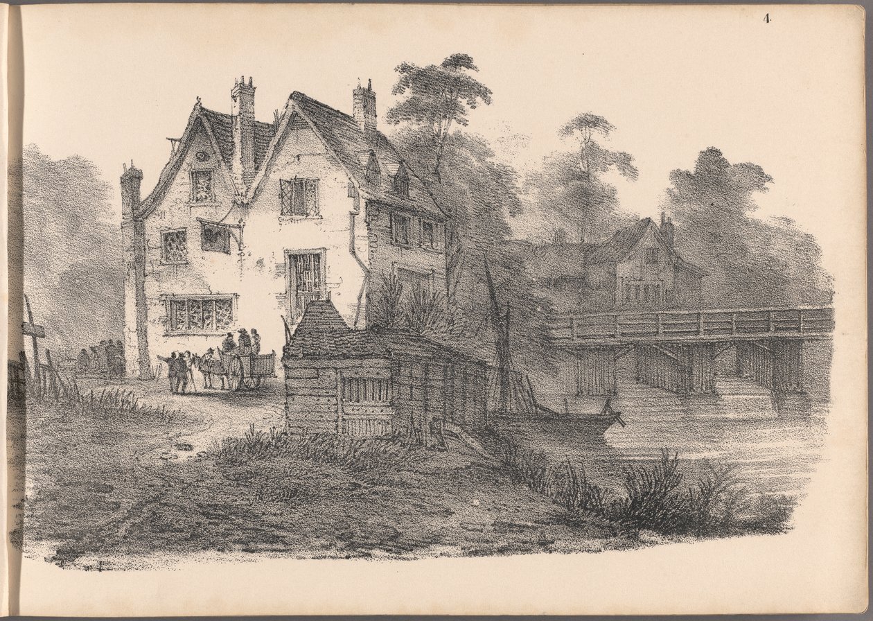 Altmış Kulübe Taslağı Serisinden Biri. Londra, 1825. by Frederick Calvert