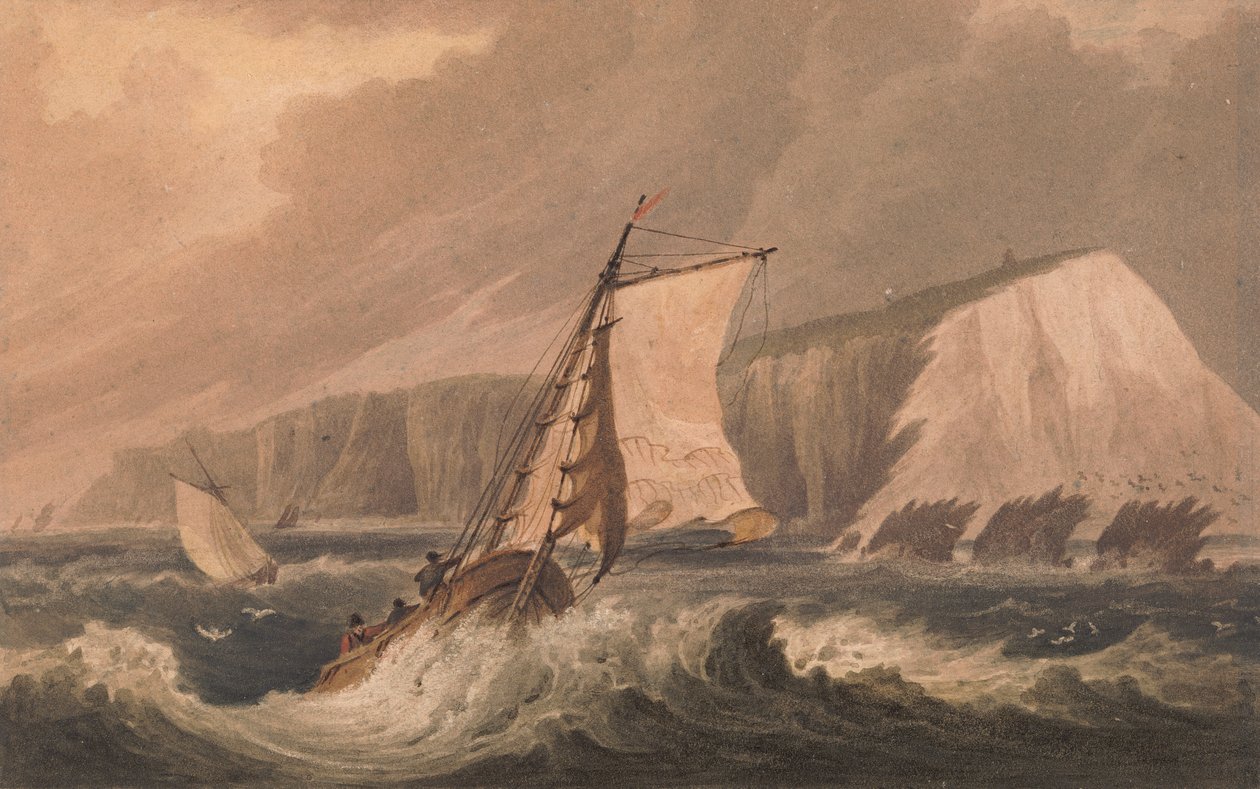 İğneler, Wight Adası by Frederick Calvert