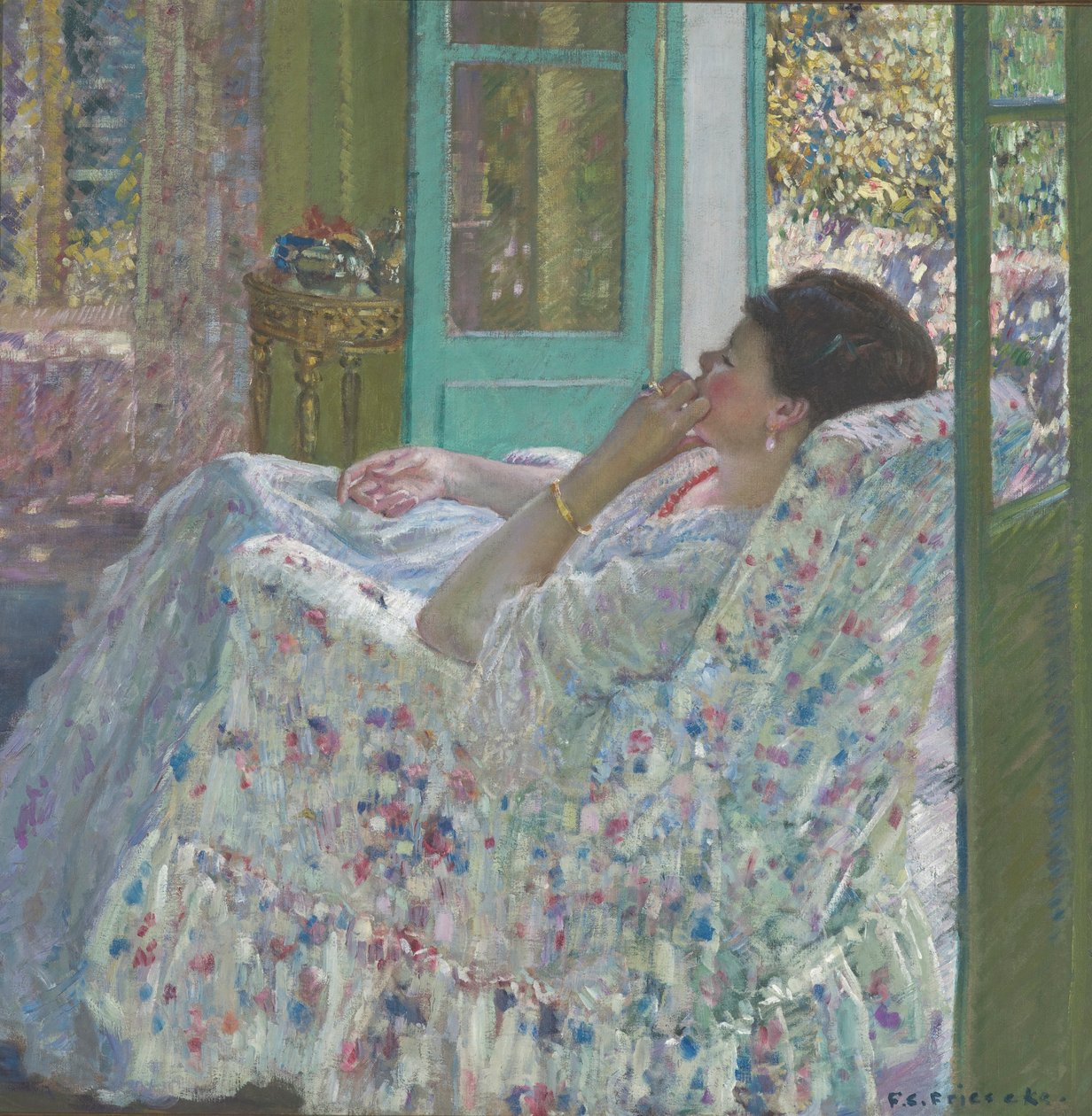 Öğleden Sonra - Sarı Oda by Frederick Carl Frieseke