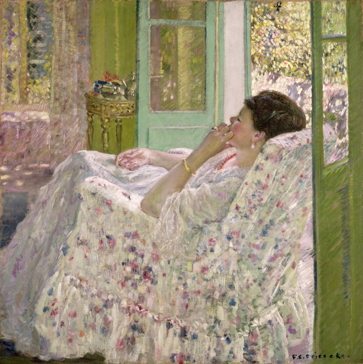 Öğleden Sonra - Sarı Oda by Frederick Carl Frieseke