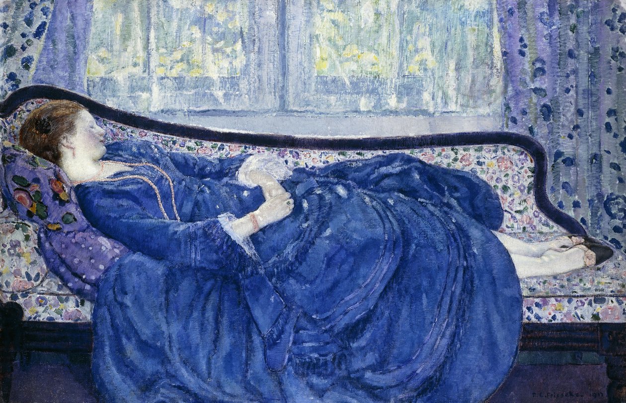 Mavili Kız by Frederick Carl Frieseke