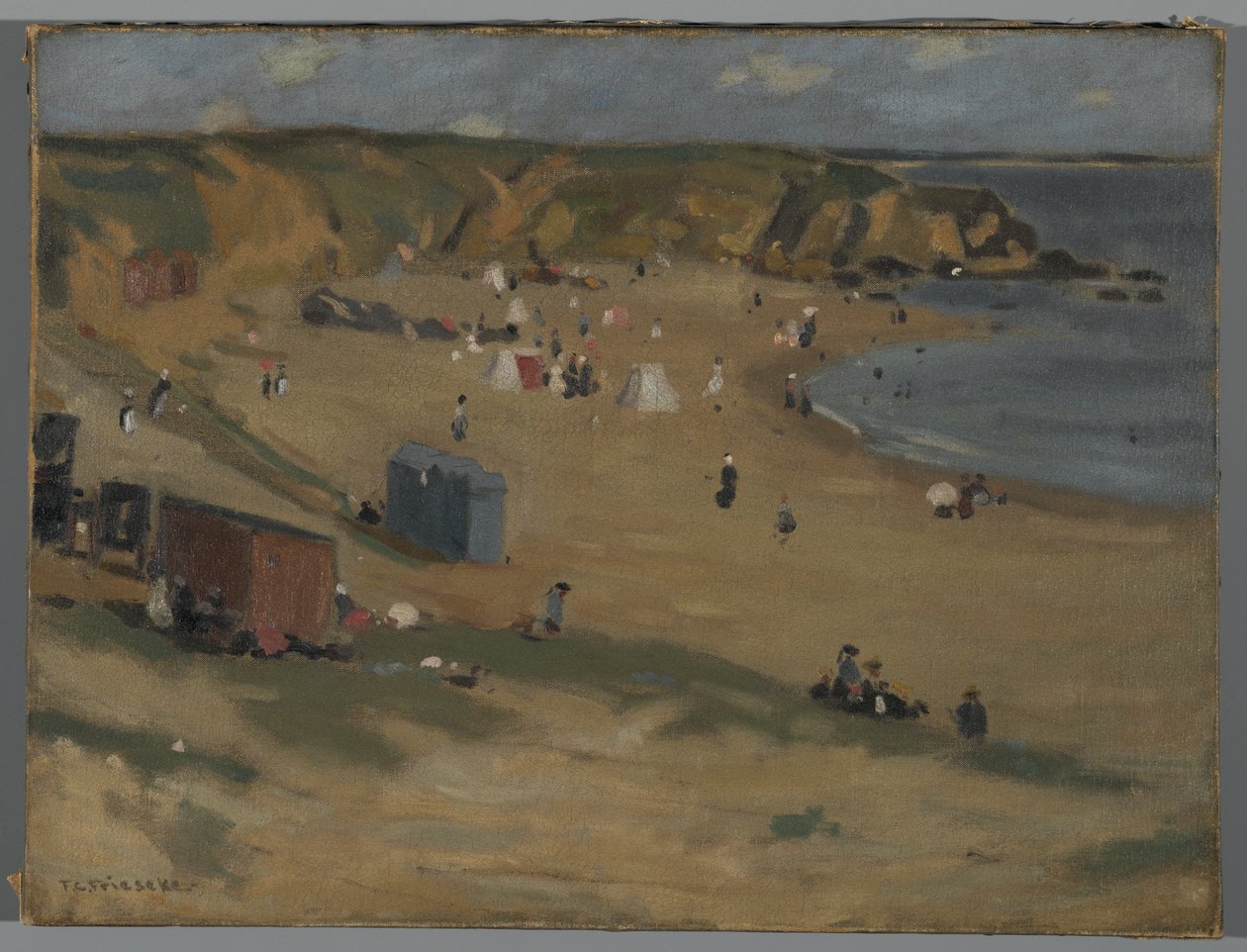 Le Pouldu manzarası, c.1901 by Frederick Carl Frieseke
