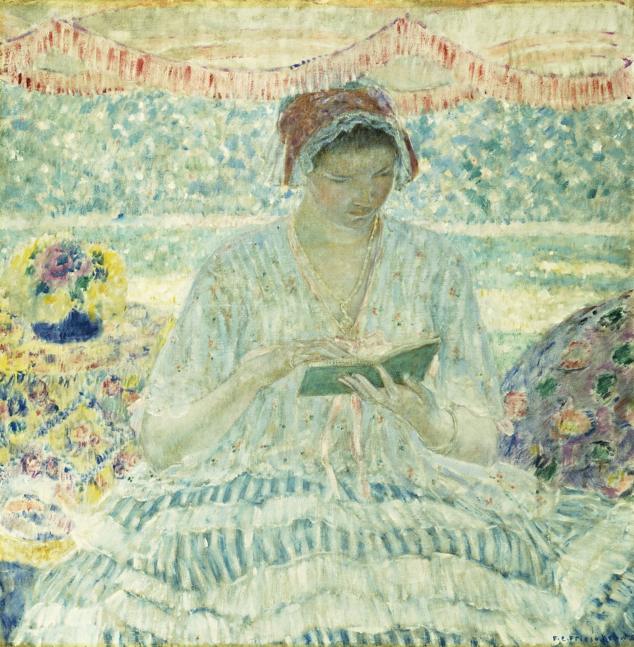 Yaz Okuması by Frederick Carl Frieseke