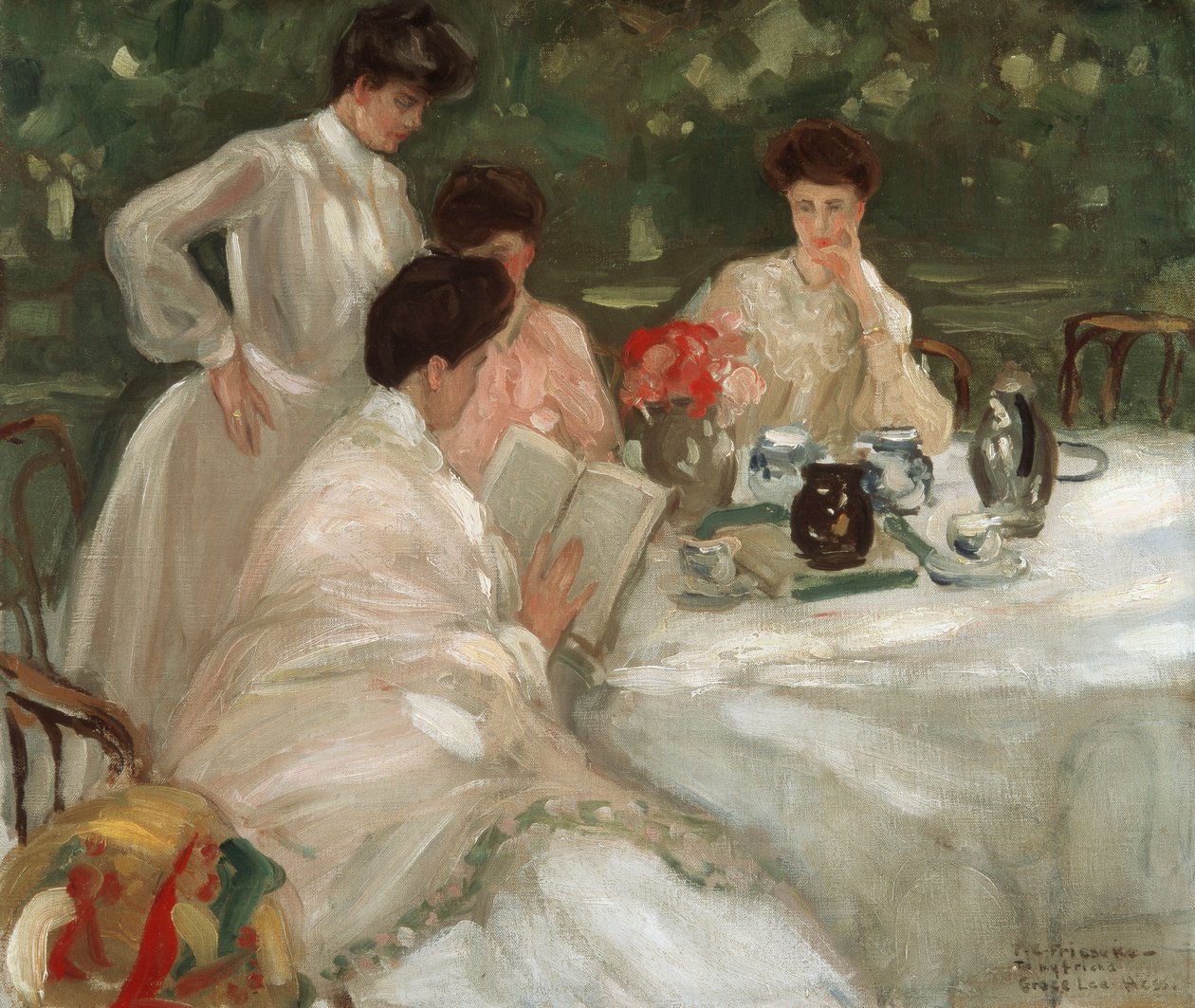 Bahçede Çay by Frederick Carl Frieseke