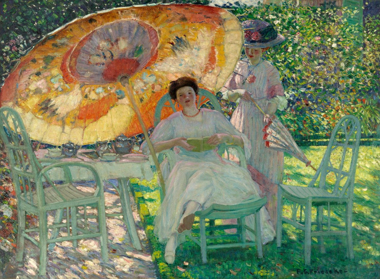 Bahçe Şemsiyesi, c.1910 by Frederick Carl Frieseke