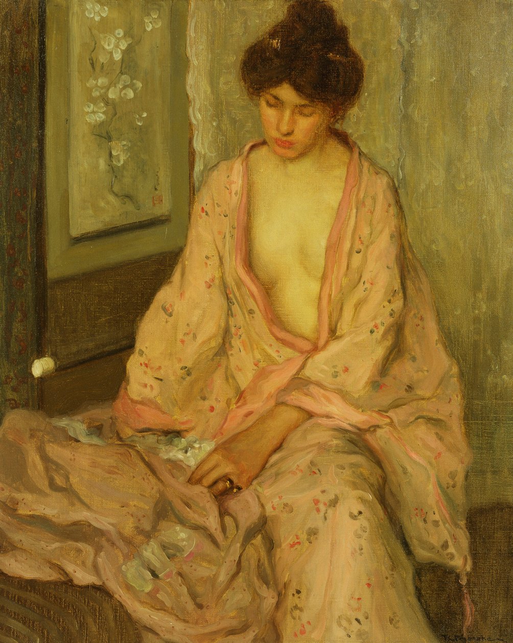 Pembe Kimono by Frederick Carl Frieseke