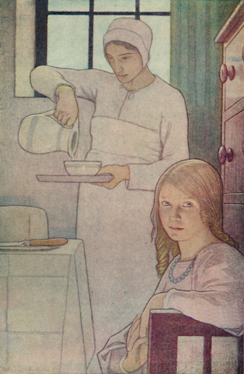 Lois ve Hemşiresi. Quaker Saints Kitabından. L.V. Hodgkin., 1923 by Frederick Cayley Robinson