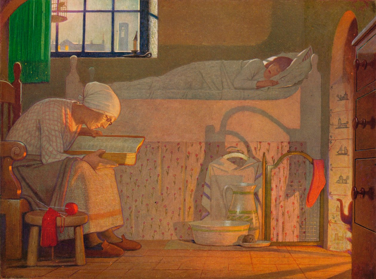 Söz, c1922 by Frederick Cayley Robinson