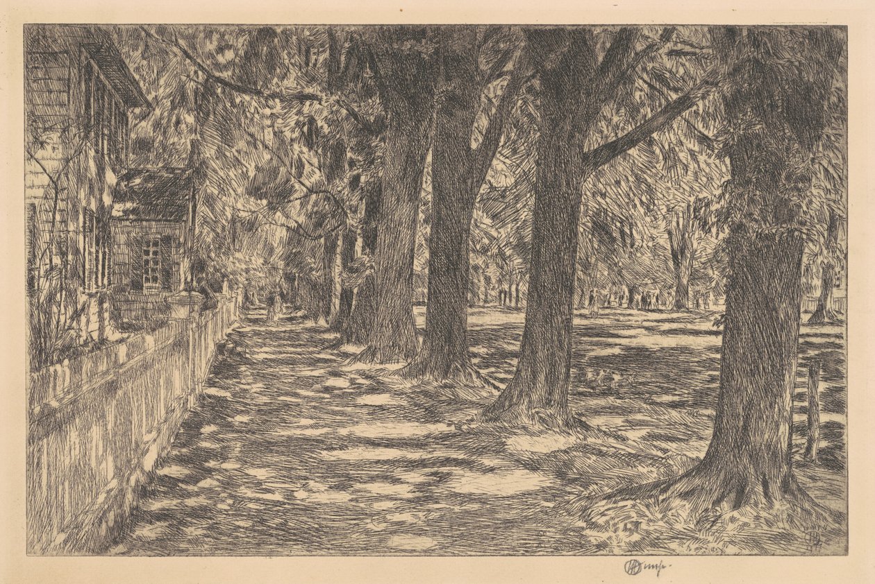 Easthampton, 1917. by Frederick Childe Hassam