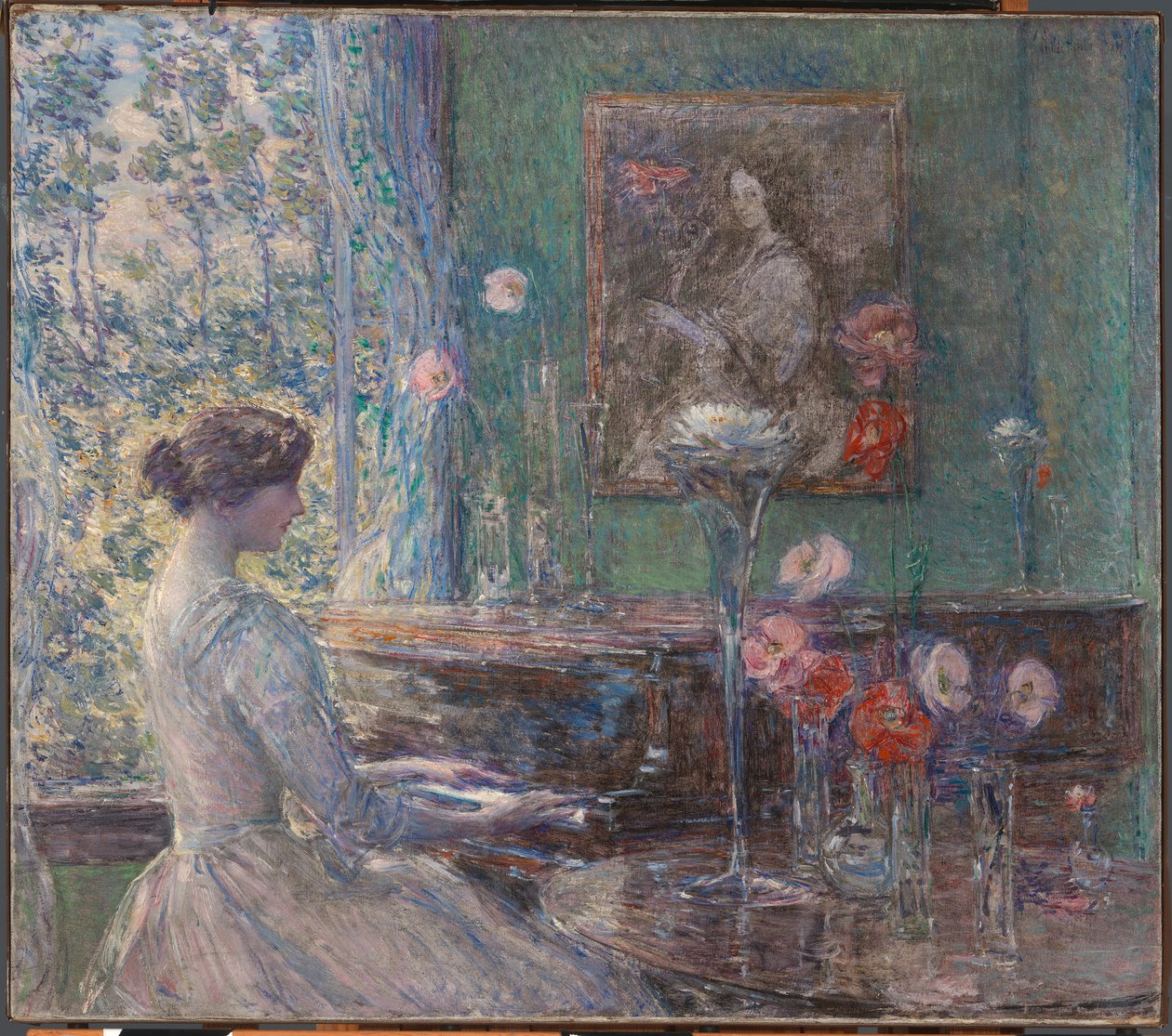 Doğaçlama, 1899. by Frederick Childe Hassam