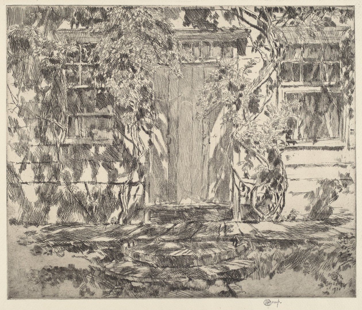 Eski Kapı, Easthampton, 1920. by Frederick Childe Hassam